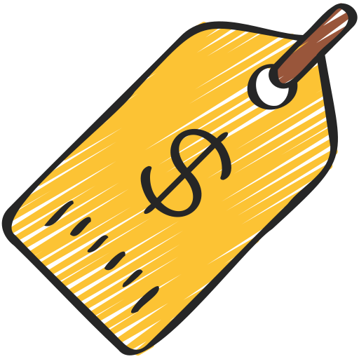 Transparent pricing icon